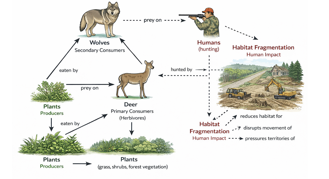 Food web model