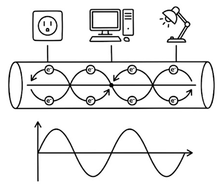 AC power wall outlet example
